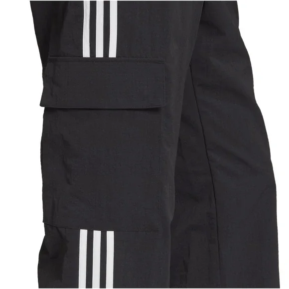 NEW Mens ADIDAS ORIGINALS CARGO Trefoil Track PANTS XL HR3364 Black White - Picture 4 of 7